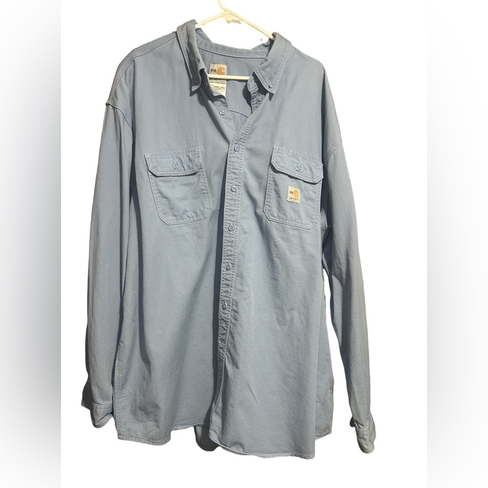 Carhartt Light Blue FR Shirt 4XL